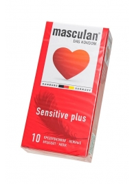 Презервативы Masculan Sensitive plus - 10 шт. - Masculan - купить с доставкой в Химках