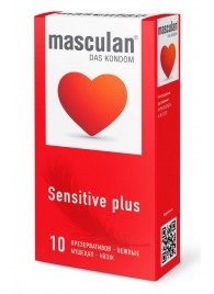 Презервативы Masculan Sensitive plus - 10 шт. - Masculan - купить с доставкой в Химках