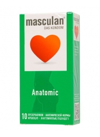 Презервативы анатомической формы Masculan Anatomic - 10 шт. - Masculan - купить с доставкой в Химках