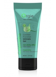 Съедобный интимный гель Orgie Lube Tube Cocktail Caipirinha - 50 мл. - ORGIE - купить с доставкой в Химках