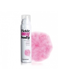 Массажная хрустящая пенка Tickle My Body Cotton Candy с ароматом сладкой ваты - 150 мл. - Love to Love - купить с доставкой в Химках