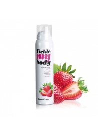 Массажная хрустящая пенка Tickle My Body Strawberry с ароматом клубники - 150 мл. - Love to Love - купить с доставкой в Химках