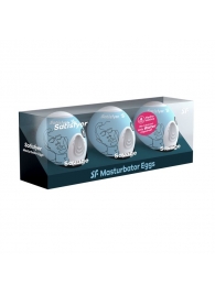 Набор из 3 мастурбаторов-яиц Satisfyer Savage - Satisfyer - в Химках купить с доставкой