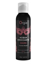 Хрустящая пенка для массажа Orgie Acqua Croccante Sakura с ароматом сакуры - 150 мл. - ORGIE - купить с доставкой в Химках