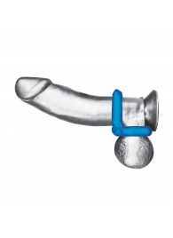 Комплект из 2 эрекционных колец-восьмерок 2-Pack Duo Cock And Ball Stamina Enhancement Ring - BlueLine - в Химках купить с доставкой
