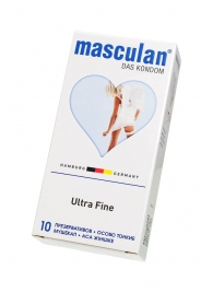 Ультратонкие презервативы Masculan Ultra Fine с обильной смазкой - 10 шт. - Masculan - купить с доставкой в Химках