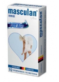 Ультратонкие презервативы Masculan Ultra Fine с обильной смазкой - 10 шт. - Masculan - купить с доставкой в Химках