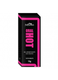 Гель для оральных ласк Oral Hot с согревающим эффектом - 15 гр. - HotFlowers - купить с доставкой в Химках
