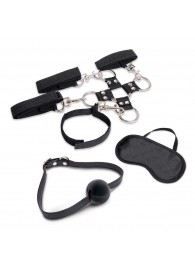 Набор для фиксации из 7 предметов Hogtie   Ball Gag Kit - Lux Fetish - купить с доставкой в Химках