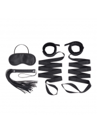 Эротический набор 4PC Bondage Bed Strap   Flogger Kit - Lux Fetish - купить с доставкой в Химках
