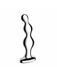Стальной анальный фаллоимитатор для простаты Stainless Steel Anal Beads - 13 см. - b-Vibe - в Химках купить с доставкой