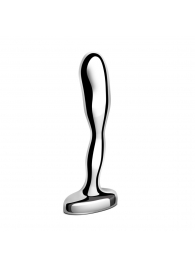 Стальной стимулятор простаты Stainless Steel Prostate Plug - 11,5 см. - b-Vibe - в Химках купить с доставкой