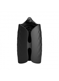 Черный мастурбатор с вибростимуляцией головки Black Glans Trainer - Baile - в Химках купить с доставкой