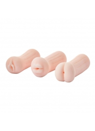 Набор из 3 мастурбаторов The Girl Next Door Tina - Dream Toys - в Химках купить с доставкой
