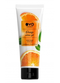 Лубрикант на водной основе OYO Aroma Gel Orange с ароматом апельсина - 75 мл. - OYO - купить с доставкой в Химках