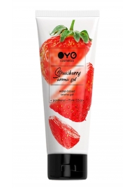 Лубрикант на водной основе OYO Aroma Gel Strawberry с ароматом клубники - 75 мл. - OYO - купить с доставкой в Химках