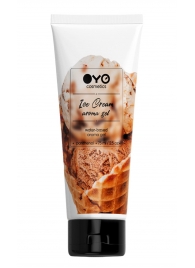 Лубрикант на водной основе OYO Aroma Gel Ice Cream с ароматом пломбира - 75 мл. - OYO - купить с доставкой в Химках