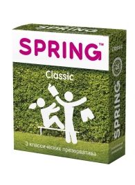 Классические презервативы SPRING CLASSIC - 3 шт. - SPRING - купить с доставкой в Химках