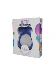 Синее эрекционное виброкольцо Nutty - Adrien Lastic - в Химках купить с доставкой
