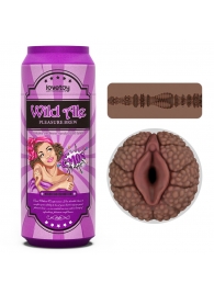 Коричневый мастурбатор-вагина Pleasure Brew Masturbator-Wild Ale в банке - Lovetoy - в Химках купить с доставкой