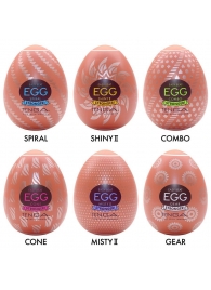 Набор из 6 мастурбаторов-яиц Tenga Egg Variety Pack V - Tenga - в Химках купить с доставкой
