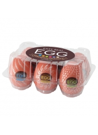 Набор из 6 мастурбаторов-яиц Tenga Egg Variety Pack V - Tenga - в Химках купить с доставкой