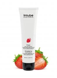 Лубрикант на водной основе Nuei Inlube с алоэ вера и ароматом клубники - 100 мл. - Nuei cosmetics - купить с доставкой в Химках