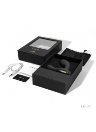 Чёрный перезаряжаемый стимулятор простаты Bruno Black - Lelo - в Химках купить с доставкой