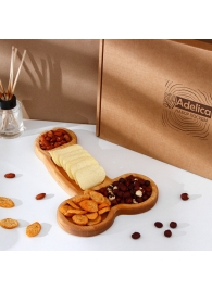 Деревянное блюдо для подачи в форме члена (32,5 х 20 х 1,7 см) - Сима-Ленд - купить с доставкой в Химках