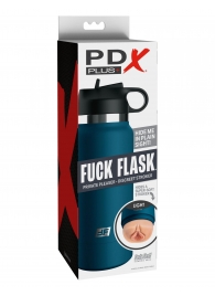 Мастурбатор-вагина в синей колбе F*ck Flask - Pipedream - в Химках купить с доставкой