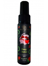 Спрей для горла Deep Throat с десенсибилизирующим эффектом и вкусом клубники - 50 мл. - БиоМед - купить с доставкой в Химках