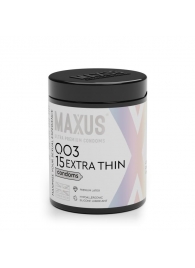 Экстремально тонкие презервативы MAXUS 003 Extra Thin - 15 шт. - Maxus - купить с доставкой в Химках