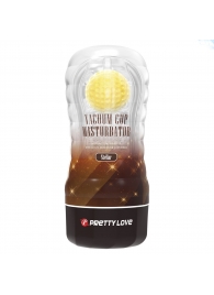 Прозрачный текстурированный мастурбатор Vacuum Cup Masturbator Stellar - Baile - в Химках купить с доставкой