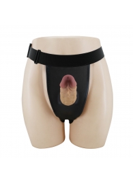 Полый страпон на регулируемых трусиках Houston - 17,5 см. - Baile - купить с доставкой в Химках