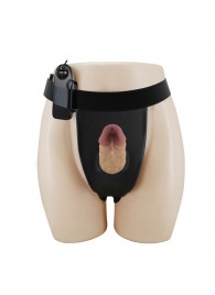 Полый вибрострапон на регулируемых трусиках Draven - 17,5 см. - Baile - купить с доставкой в Химках
