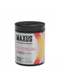 Анатомические презервативы MAXUS Sensual - 15 шт. - Maxus - купить с доставкой в Химках