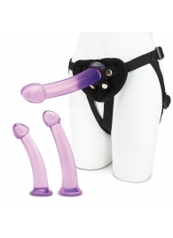 Тренировочный набор с тремя насадками Pegging Training Set - Lux Fetish - купить с доставкой в Химках