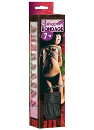 Чёрная веревка для связывания - 700 см. - Orion - купить с доставкой в Химках