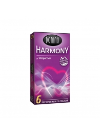 Презервативы с рёбрышками Domino Harmony - 6 шт. - Domino - купить с доставкой в Химках