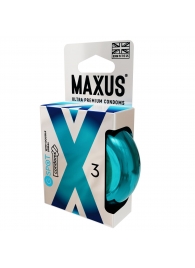 Презервативы Maxus G spot с двойной спиралью - 3 шт. - Maxus - купить с доставкой в Химках