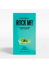 Жидкий вибратор Nuei Rock Me! с ароматом мяты - 20 мл. - Nuei cosmetics - купить с доставкой в Химках