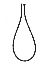 Черный уретральный массажер Glide Extra Small - 30 см. - Lola Games - купить с доставкой в Химках