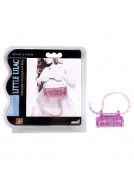 Эрекционное кольцо с вибратором LITTLE LILAC - Dream Toys - в Химках купить с доставкой