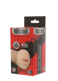 Нежный мастурбатор-ротик REALSTUFF 5INCH MASTURBATOR BJ - Dream Toys - в Химках купить с доставкой