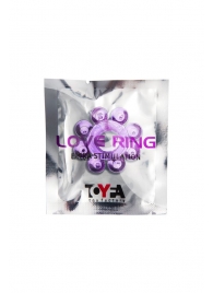 Мягкая фиолетовая гелевая насадка - Toyfa Basic - в Химках купить с доставкой