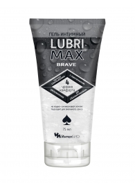 Водно-силиконовый интимный гель-смазка Lubrimax Brave - 75 мл. - ИнтелБИО - купить с доставкой в Химках