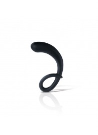 Черный массажер простаты Curving Curt - 13 см. - MyStim - купить с доставкой в Химках