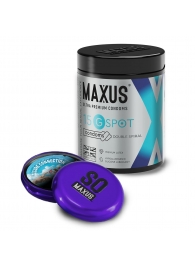 Гладкие презервативы Maxus G spot с двойной спиралью - 15 шт. - Maxus - купить с доставкой в Химках