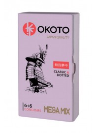 Презервативы OKOTO Mega Mix - 12 шт. - Sitabella - купить с доставкой в Химках
