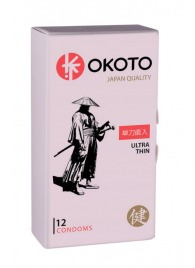 Тонкие презервативы OKOTO Ultra Thin - 12 шт. - Sitabella - купить с доставкой в Химках